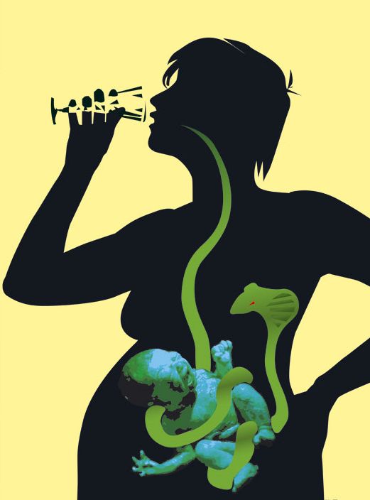 Употребление алкоголя во время беременности однозначно противопоказано